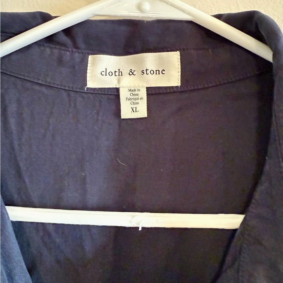 NWOT Cloth & Stone Black Button-Front Jumpsuit Size XL - Picture 6 of 9